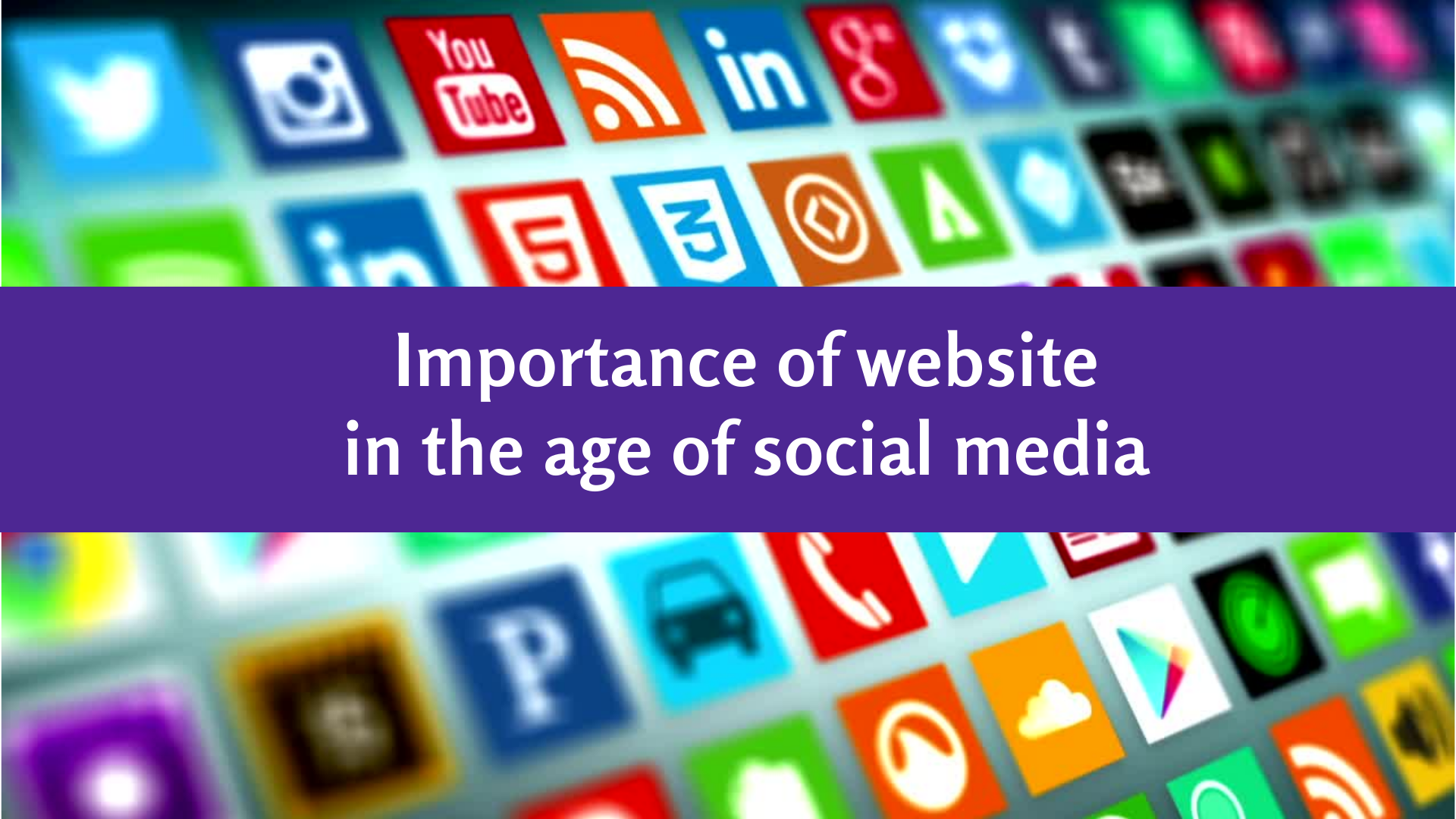 The importance of having a website in the age of Social media